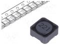 Inductor: wire; SMD; 220uH; 800mA; 400mΩ; ±20%; 12x12x6mm; -40÷125°C Viking PCS125MT221