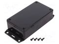 Enclosure: multipurpose; X: 62mm; Y: 112mm; Z: 32mm; 1591; ABS; black HAMMOND HM-1591BF2BK