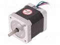 Motor: DC; stepper; 12VDC; step 1,8°; 0.42Nm; 0.5A; 42x42x48mm WObit 42BYGH118-01B
