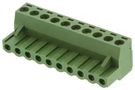 TERMINAL BLOCK PLUGGABLE, 10 POSITION, 24-12AWG, 5.08MM MCTC-10D10