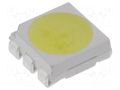 LED; white cold; SMD; 5060,PLCC6; 6000÷6500mcd; 6500K; 120°; 60mA OPTOFLASH OF-SMD5060W