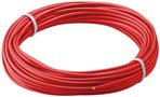 Insulated Copper Wire, 10 m, red - 1-wire copper cable, stranded (18x 0.1 mm) 55044