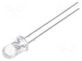 LED; yellow; 5mm; 220÷330mcd; 15°; Front: convex; 1.6÷2.3VDC OPTOSUPPLY OSY5JA5111A-1MA