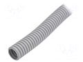 Protective tube; Size: 25; PVC; grey; L: 25m; 320N; Øint: 19mm PAWBOL PW-6102A-25