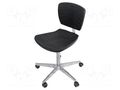 Chair; ESD; Seat dim: 445x445mm; Back dim: 400x305mm; 430÷560mm RT WORK ESD-CHAIR06