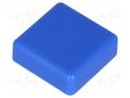 Button; square; blue; 12x12mm NINIGI TACT-2BSBE