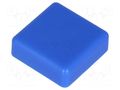 Button; square; blue; 12x12mm NINIGI TACT-2BSBE