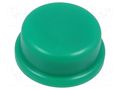 Button; round; green; Ø13mm NINIGI TACT-2BRGN