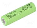 Re-battery: Ni-MH; AA; 1.2V; 1800mAh; Ø14.2x49mm JJJ ACCU-AA1800/JJJ