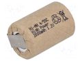 Re-battery: Ni-MH; 4/5SC; 1.2V; 2000mAh; soldering lugs; Ø22x34mm JJJ ACCU-4/5SC2000P-BL
