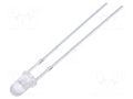 LED; white cold; 3mm; 8000÷15000mcd; 30°; Front: convex; 2.8÷3.6VDC FORYARD FYL-3014UWC1A