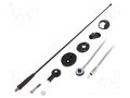 Antenna; car top; 0.41m; AM,FM; Ford; 2.45m; Ømount.hole: 8mm CALEARO 7657008