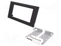 Radio frame; Mercedes; 2 DIN; black ACV RAM-40.514