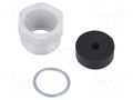 Half gland; M32; 1.5; polyamide; grey ILME AGM32R