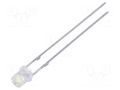 LED; white cold; 3mm; 1120÷1560mcd; 140°; Front: flat; 2.7÷3.4VDC OPTOSUPPLY OSWWD234E1A