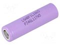 Re-battery: Li-Ion; 18650,MR18650; 3.6V; 3350mAh; Ø18.29x65.15mm LG CHEM INR18650-3.35-BOX