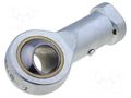 Ball joint; 20mm; M20; 1.5; left hand thread,inside; steel ELESA+GANTER GN648.1-20-M20L-N