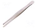 Tweezers; 145mm; Blade tip shape: rounded; for precision works LINDSTRÖM SA.5471F-145