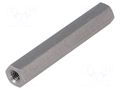 Screwed spacer sleeve; 45mm; Int.thread: M4; hexagonal DREMEC TFF-M4X45/DR146