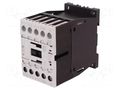 Contactor: 3-pole; NO x3; Auxiliary contacts: NC; 24VDC; 12A; 690V EATON ELECTRIC DILM12-01-24DC-E