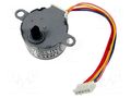 Motor: DC; stepper,unipolar; 5÷12VDC; step 5,6°; IP50; Trans: 1: 64 CLIFF FMJ7301CH