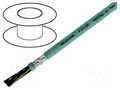 Wire; F-CY-JZ; 5G6mm2; shielded,tinned copper braid; PVC; grey HELUKABEL FCYJZ5G6