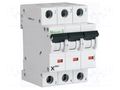 Circuit breaker; 230/400VAC; Inom: 4A; Poles: 3; Charact: K; 15kA EATON ELECTRIC FAZ-K4/3
