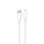 Dudao L2L USB-A / Lightning 3A Cable 2m - White, Dudao 6976625333479 6976625333479