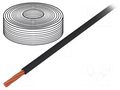 Mains cable; black; Package: 30m; Øcable: 5mm; 8AWG 4CARMEDIA PC-8GA-BK