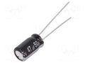 Capacitor: electrolytic; THT; 47uF; 50VDC; Ø6.3x11mm; Pitch: 2.5mm PANASONIC EEUEB1H470S