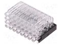 Fiber for LED; Ø2mm; No.of mod: 32; round; Front: convex MENTOR MR-1296.2084