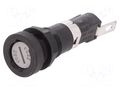Fuse holder; 6.3x32mm; 16A; 250V; on panel; Leads: straight LITTELFUSE 03450611H