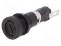 Fuse holder; 5x20mm; 16A; 250V; on panel; Leads: straight; -40÷85°C LITTELFUSE 03450631H