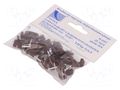 Holder; brown; for flat cable,YDYp 3x1,5; 25pcs; with a nail PAWBOL PW-H.7014B-25
