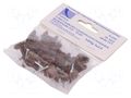 Holder; brown; for flat cable,YDYp 3x2,5; 25pcs; with a nail PAWBOL PW-H.7018B-25