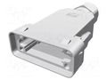 Enclosure for connectors: HDC; for cable; Han GND; IP65; latch HARTING 09140010730