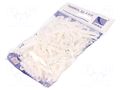 Holder; white; for flat cable,YDYp 2x2,5; 100pcs; USMP 2; 6÷7mm PAWBOL PW-H.7311