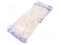Holder; white; for flat cable,YDYp 4x2,5; 100pcs; USMP 4; 6÷7mm PAWBOL PW-H.7315