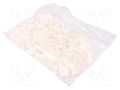 Holder; white; for flat cable,YDYp 5x2,5; 100pcs; USMP 5; 6÷7mm PAWBOL PW-H.7316