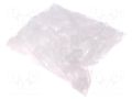 Cable strap clip; white; L: 100mm; 100pcs; UP-30; Ø: 30mm PAWBOL PW-H.7207