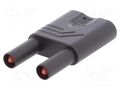 Connector: 4mm banana; stackable safety shunt; 32A; 1kVAC; 1kVDC HIRSCHMANN T&M KSTSWSSW