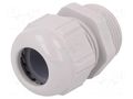 Cable gland; PG42; IP68; polyamide; light grey; SKINTOP® LAPP STR-PG-42-RAL-7035