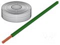 Wire; LifY; 1x1mm2; stranded; Cu; PVC; green; 300V,500V; -15÷80°C HELUKABEL LIFY-1.00MM2-GN