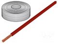 Wire; LifY; 1x25mm2; stranded; Cu; PVC; red; 450V,750V; -15÷80°C HELUKABEL LIFY-25.0MM2-RT