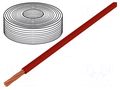 Wire; LifY; 1x50mm2; stranded; Cu; PVC; red; 450V,750V; -15÷80°C HELUKABEL LIFY-50.0MM2-RT