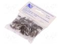 Holder; brown; on round cable; 25pcs; with a nail; 12mm PAWBOL PW-H.7009B-25