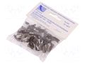 Holder; brown; on round cable; 25pcs; with a nail; 12mm PAWBOL PW-H.7009B-25