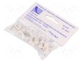 Holder; white; for flat cable,YDYp 3x1; 25pcs; with a nail PAWBOL PW-H.7011A-25