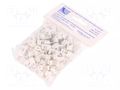 Holder; white; for flat cable,YDYp 2x2,5; 100pcs; with a nail PAWBOL PW-H.7013A-100