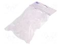Cable strap clip; white; L: 65mm; 25pcs; UP-22; Ø: 22mm PAWBOL PW-H.7202A